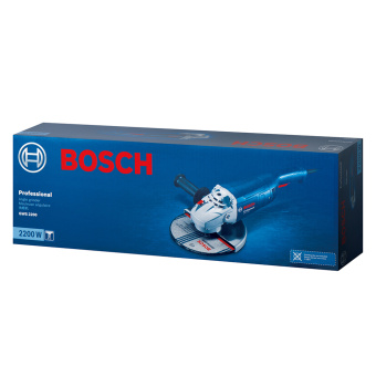 Шлифмашина угловая электрическая Bosch GWS 2200 (06018C10R0) 2200 Вт d230 мм