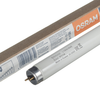 Люминесцентная лампа Osram 18W 4000K дневной свет d26 Т8 G13 590 мм