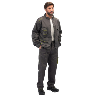Куртка рабочая Delta Plus Panostyle (M6VESGRGT) 52-54 рост 172-180 см цвет серый/зеленый