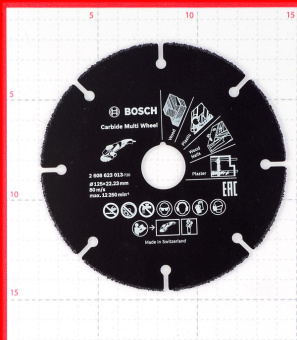Круг отрезной универсальный Bosch (2608623013) 125х22х1 мм