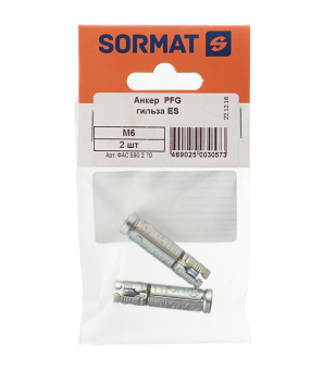 Анкер-гильза Sormat для бетона 6x40 мм (2 шт.)
