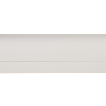 Плинтус ПВХ Winart 47 мм белый 2500 мм S-профиль с кабель-каналом