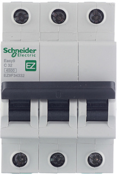 Автомат 3P 32А тип С 4.5 kA Schneider Electric Easy9