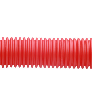 Труба гофрированная 40 мм для металлопластиковых труб d26 мм красная бухта 30 м