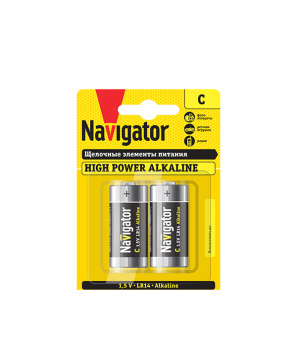 Батарейка NAVIGATOR LR14 1.5V (C) (2 шт.)