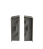 Заглушки торцевые (левая+правая) Rico Carpet 45 мм серый (20 шт.)