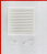 Вентиляционная решетка пластиковая Вентс 186х186 мм регулируемая c фланцем d125 мм