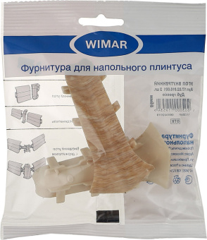 Угол внутренний Wimar 86 мм дуб гроссо (2 шт)