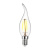 Лампа светодиодная REV филаментная E14 FC37 свеча на ветру 5 Вт 4000 K дневной свет