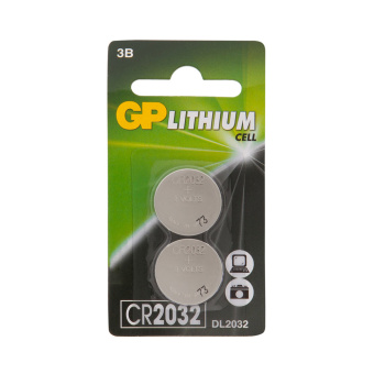 Батарейка GP CR2032 литий диск (2шт)