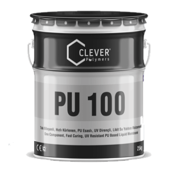 Мастика Clever PU BASE 100, 1 компонентная быстросохнущая, устойчивая к УФ, гидроизоляция на ПУ основе.