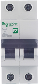 Автомат 2P 16А тип С 4.5 kA Schneider Electric Easy9