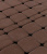 Плитка тротуарная Классико 57/115/172х115х60 мм коричневая (13,44 м.кв.), БРАЕР
