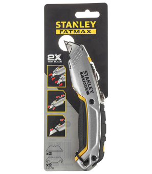 Нож Stanley Fatmax Xtreme с двумя выдвижными лезвиями 19 мм