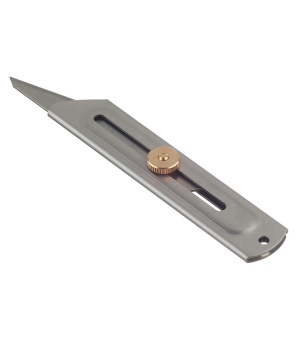 Нож хозяйственный Olfa Профи с выдвижным лезвием 20 мм стальной корпус