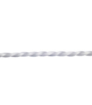 Шнур крученый полиамидный 3 пряди белый d2 мм 100 м
