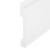 Плинтус из дюрополимера напольный Cosca 119х15х2000 мм белый PX004