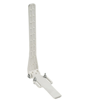 Крепление Docke Lux для кронштейна желоба пломбир RAL 9003 регулируемое