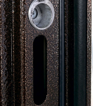 Дверь входная Дверной континент Термаль Экстра правая медны антик - лиственница белая 860х2050 мм