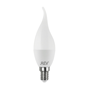 Лампа светодиодная REV E14 FC37 свеча на ветру 5 Вт 2700 K теплый свет