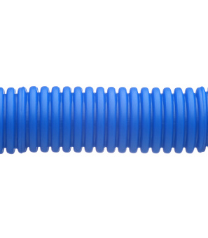Труба гофрированная 25 мм для металлопластиковых труб d16 мм синяя бухта 50 м