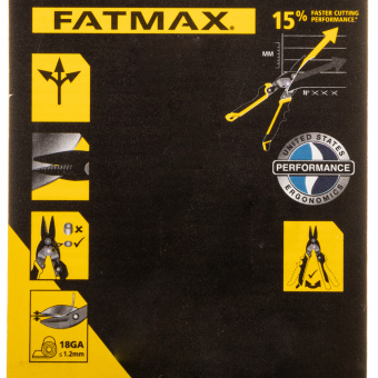 Ножницы по металлу Stanley FatMax Ergo прямые 250 мм