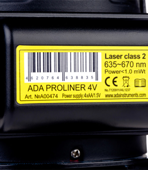Нивелир лазерный ADA PROLiner 4V (А00474)