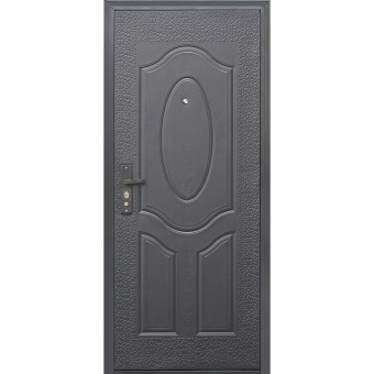 Дверь входная Е40М левая коричневый - коричневый 860х2050 мм