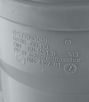 Ревизия Ostendorf d110 мм пластиковая для внутренней канализации