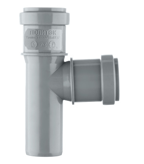 Тройник Pro Aqua Comfort d32 мм 87° пластиковый для внутренней канализации