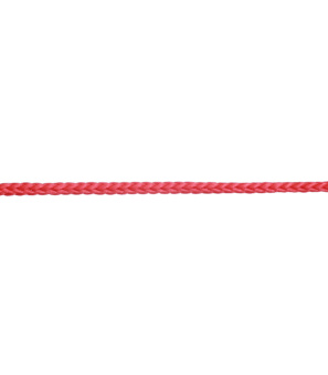 Шнур вязанный полипропиленовый 8 прядей красный d2 мм 50 м