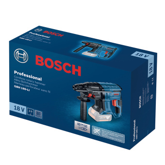 Перфоратор аккумуляторный Bosch GBH 180-LI Brushless (0611911120) 2 Дж 18В Li-Ion SDS-plus без АКБ и ЗУ