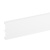 Плинтус из дюрополимера напольный Cosca 80х15х2000 мм белый PX048