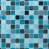 Мозаика Caramelle Delphinium стеклянная 298х298х4 мм глянцевая