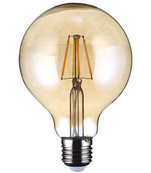 Лампа светодиодная REV филаментная E27 7Вт 2700K теплый свет G95 шар винтаж