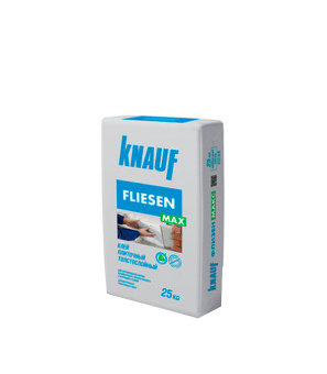 Клей для плитки и керамогранита Knauf Флизен Макс толстослойный серый (класс С1) 25 кг