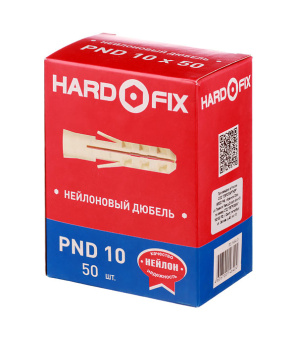 Дюбель распорный Hard-Fix/Wenzo 10x50 мм нейлон (50 шт.)