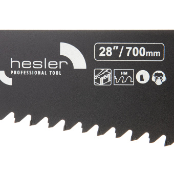 Ножовка по газобетону Hesler 700 мм (17 напаек, крупный зуб)