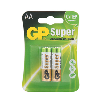 Батарейка GP LR6 (АA) 1.5V Super (2 шт)