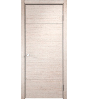 Дверное полотно Verda Турин мод.01 дуб бежевый глухое экошпон 600x2000 мм