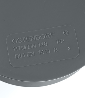 Заглушка Ostendorf d110 мм пластиковая для внутренней канализации