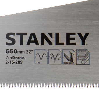 Ножовка по дереву Stanley 550 мм крупный зуб