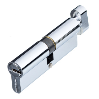 Цилиндр Palladium C BK CP 90 (45х45) мм ключ-вертушка хром