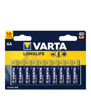 Батарейка VARTA LONGLIFE LR6 1.5V (AA) (10 шт.)