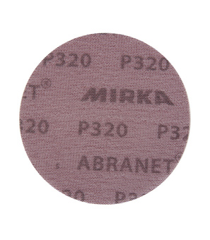 Диск шлифовальный Abranet d150 мм P320 на липучку сетчатая основа (5 шт.)