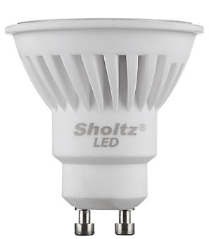 Лампа светодиодная Sholtz GU10 11 Вт 2700 K теплый свет керамика