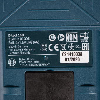 Детектор скрытой проводки Bosch D-tect 150 (00601010005)