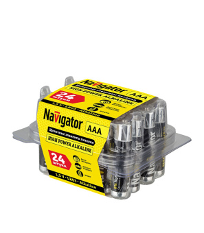 Батарейка NAVIGATOR LR03 1.5V (AAA) (24 шт.)