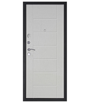 Дверь входная Дверной континент Теплолюкс правая венге - беленый дуб 960х2050 мм